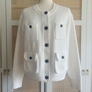 J.Crew Four-Pocket Cardigan – Ivory
